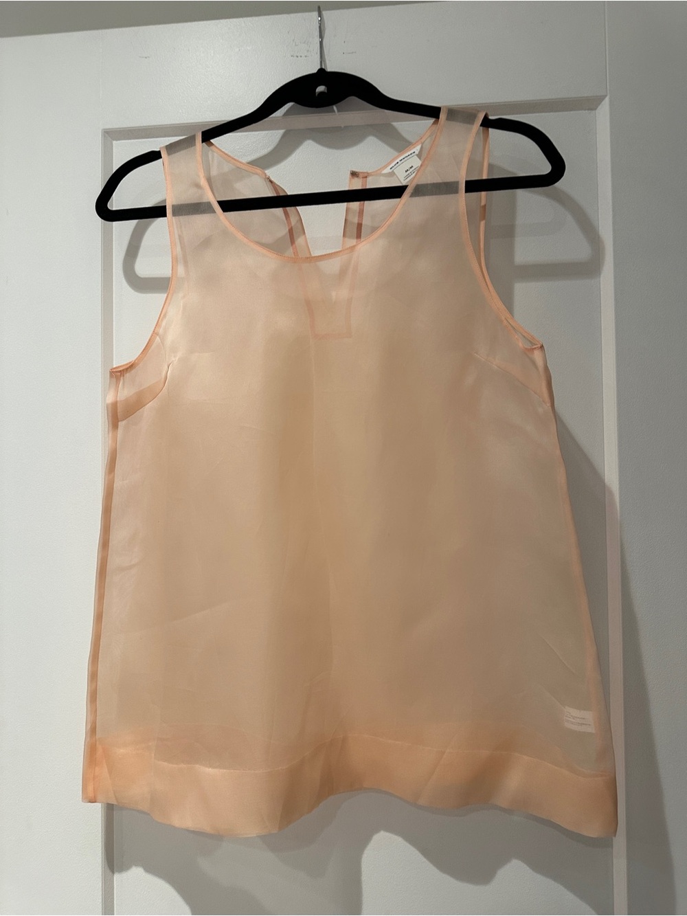 NWOT Club Monaco Sheer Sleeveless Camisole - Nude Blush